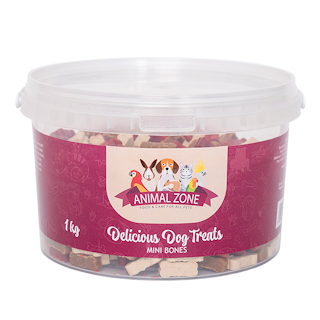 Animalzone Dog Treats - Mini Bones 1kg