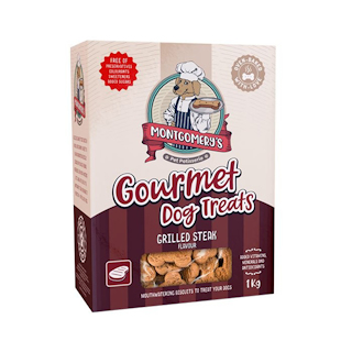 Montgomery's Dog Treats - Grilled Steak Big Bite 1kg