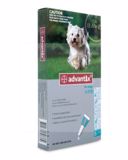 ADVANTIX MEDIUM DOG 4-10 KG (4X1.0ML) TURQ