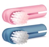 PET DENT FINGERBRUSH -  BLUE or PINK