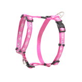 Rogz FancyDress Classic Harness Pink Paws (Small)