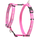 Rogz FancyDress Classic Harness Pink Paws (Large)