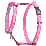 Rogz FancyDress Classic Harness Pink Paws (XL)