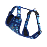 Rogz Fashion Comfy Harness Amphibian Blue (Medium)