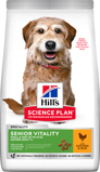 HILL'S SCIENCE PLAN Adult 7+ Senior Vitality Small & Mini Dry Dog Food Chicken Flavour - 6kg