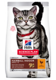 HILL'S SCIENCE PLAN Adult Hairball Indoor Dry Cat Food Chicken Flavour - 7kg