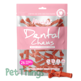 Altimate Pet Dental Chews Mini Cranberry Toothbrush 26pcs 