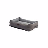 Rogz Lounge Walled Rectangular Bed - Large (Grey)