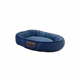 Rogz Lounge Walled Oval Bed - Small (Navy)