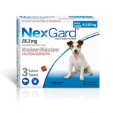 NEXGARD 4-10KG (BLUE) MEDIUM CHEWABLE (Pack of 3)