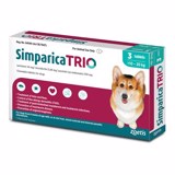 Simparica Trio For Medium Dogs 10-20kg (Turq) 3 Tabs