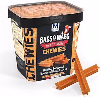 Montego Bags O' Wags Dental Sticks - 1 X 500g