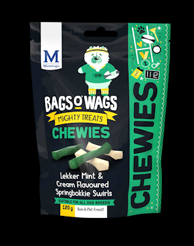 Montego Bags O' Wags Springbokkie Swirls - 120g